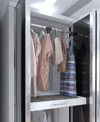 Alüminyum Çerçeve Kapaklı Camlı (MAT BEYAZ MDFLAM)