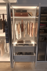 Alüminyum Çerçeve Kapaklı Camlı (MAT BEYAZ MDFLAM)