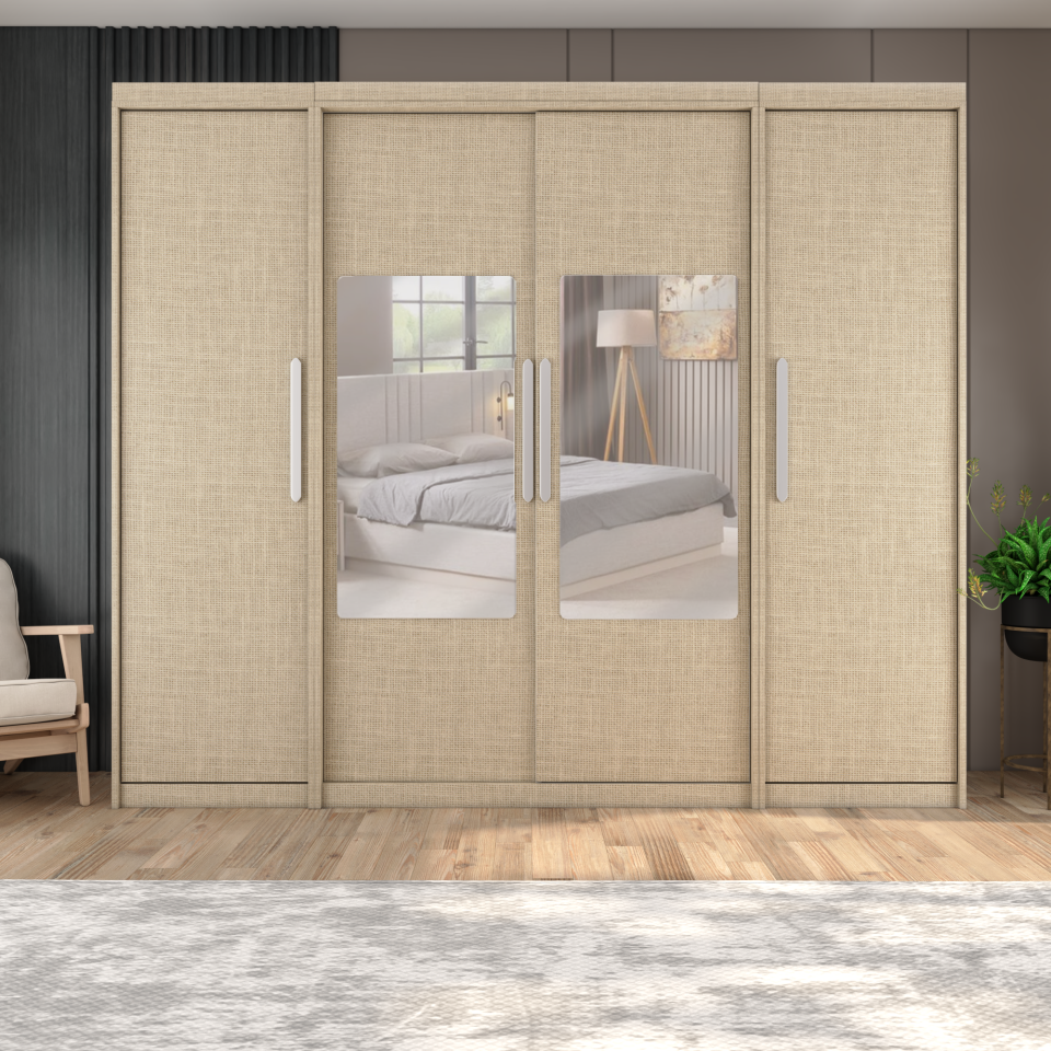 kısmi Gardırop Boydan Kapaklı Sürgülü Dolap260cm KOTONVİZON