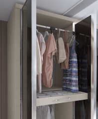 Alüminyum Çerçeveli Cam Kapaklı Gardırop (KOTON VİZON)