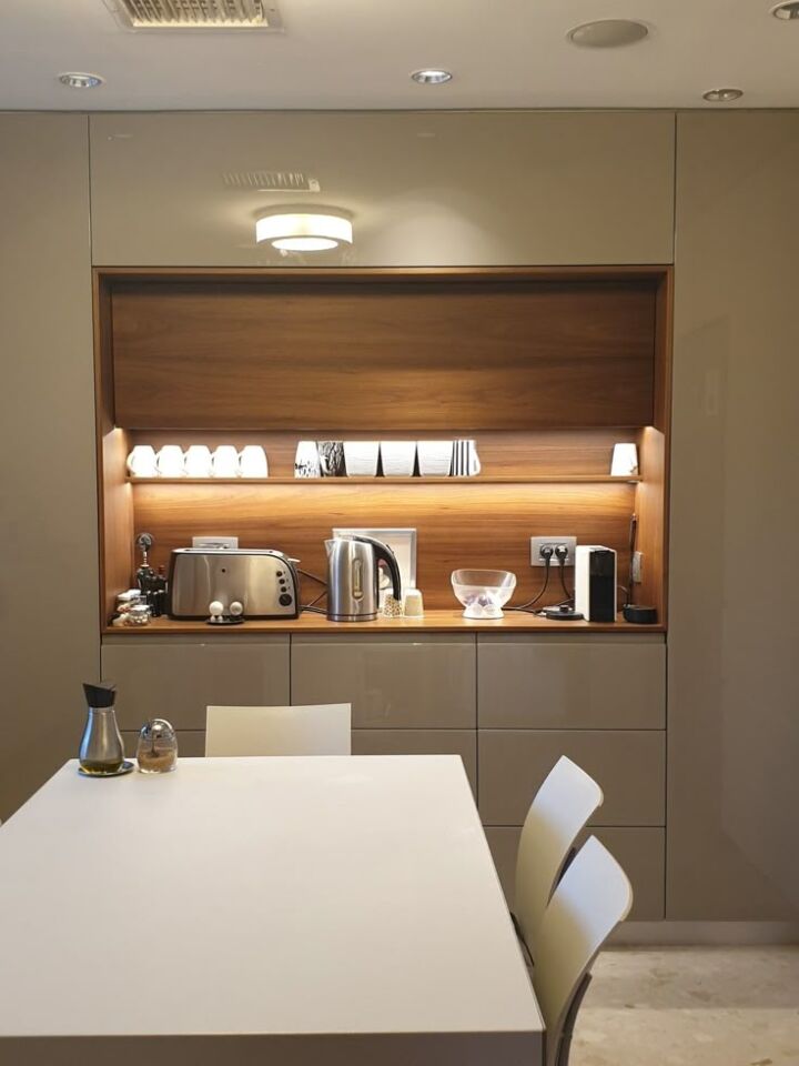 Kahve Köşe Dolapları (Özel İmalat)