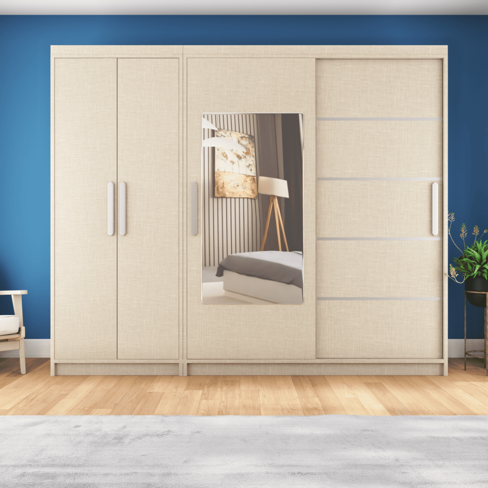 Sürgülü Gardırop Kapaklı Sürgülü Gardırop270210(KOTON VİZON)MDFLAM