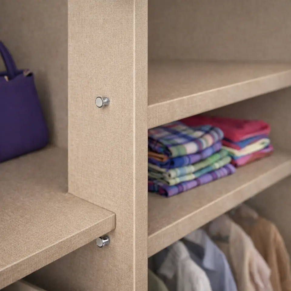 Sürgülü Gardırop Üç Kapaklı Aynalı 240/210cm Glossmax - Lak Panel